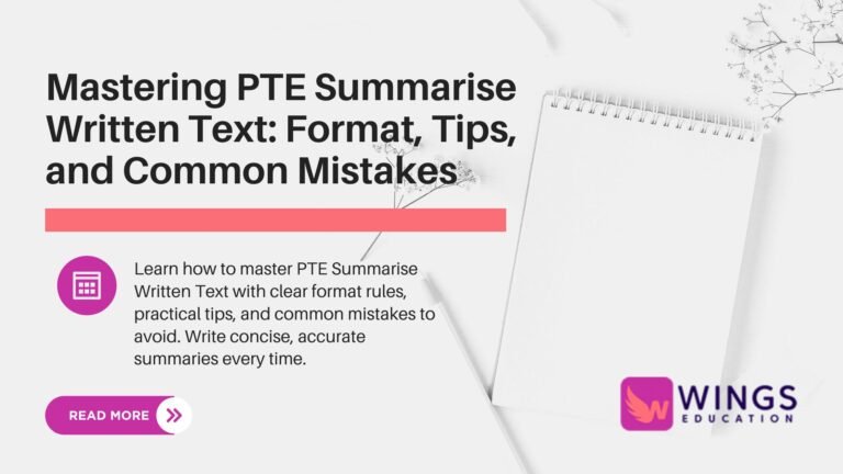 Mastering PTE Summarise Written Text: Format, Tips