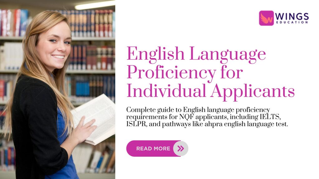 English Language Proficiency for Individual Applicants